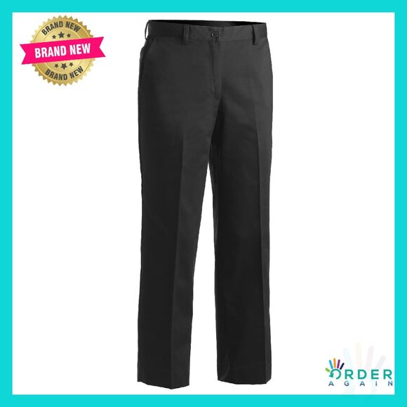 Pants - Utility Chino Pant Flat Front Workwear Classic Professional Chic Minimal